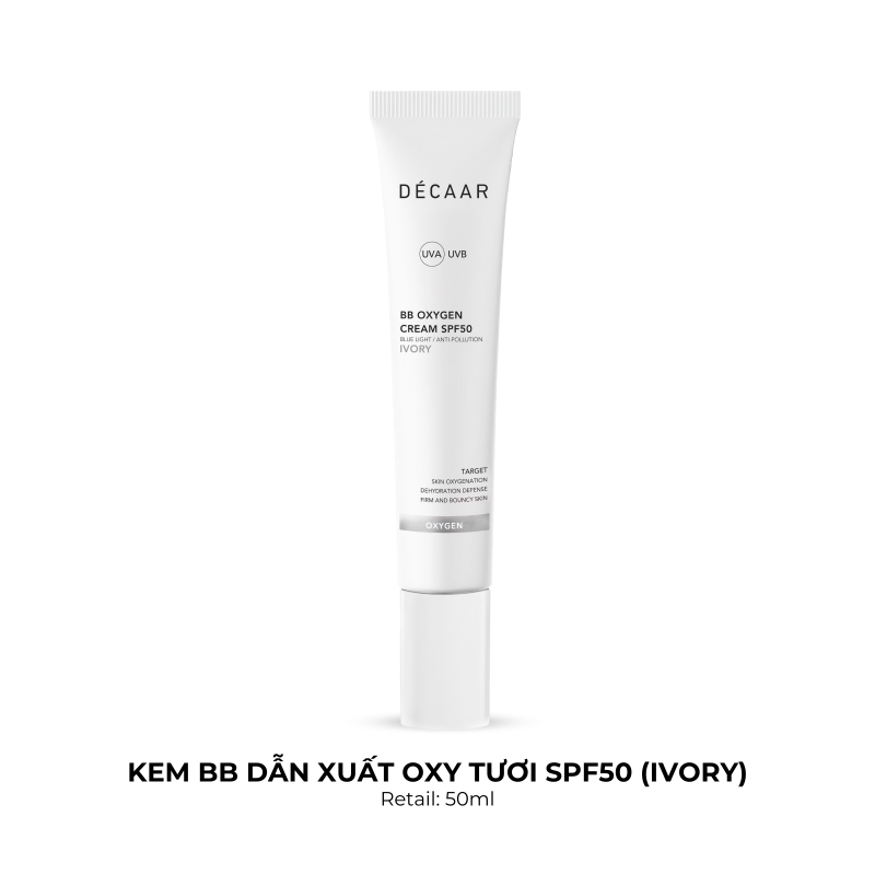 DÉCAAR BB Oxygen Cream SPF50 (Ivory)