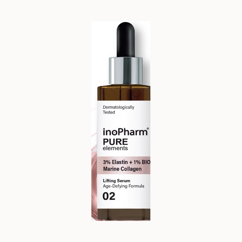 InoPharm 3% Elastin + 1% Bio Marine Collagen Serum · 30 ml