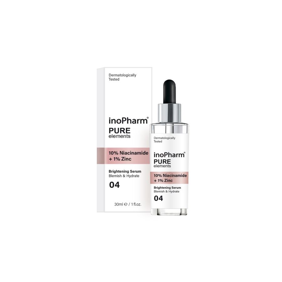 InoPharm 10% Niacinamide + 1% Zinc Serum · 30 ml