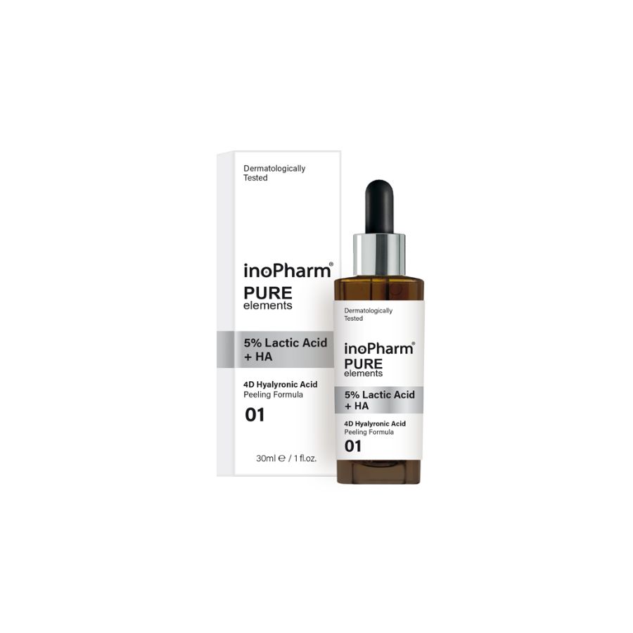 InoPharm 5% Lactic Acid + HA Peeling Formula · 30 ml