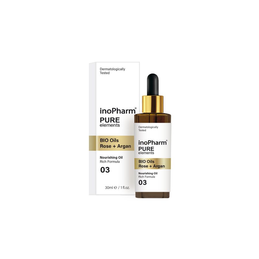 InoPharm Bio Oils: Rose + Argan · 30 ml
